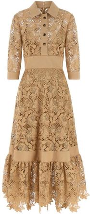 Elie Saab Dresses - female - Elie Saab - Maxi Dresses - Beige - XS - Dresses