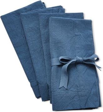 Tag Threads Slub Napkin Set of 4 in Blue at Nordstrom