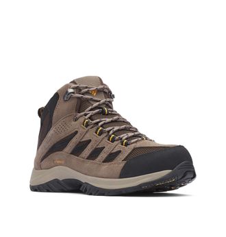 Columbia Mens Crestwood Mid WP waterproof mid rise hiking boots, Brown (Cordovan x Squash), 9.5 UK
