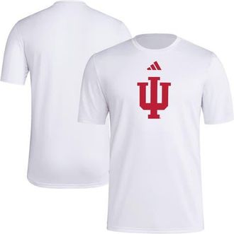 adidas Mens adidas White Indiana Hoosiers Primary Locker Logo Pre-Game AEROREADY T-Shirt at Nordstrom, Size Xxx-Large