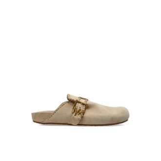 Michael Kors Greer Mules - Dames - Slip ons - Beige - 38 EU - Leer - Schoenen