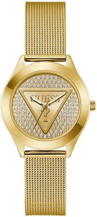 Guess Glitz Plaque WoMens Gold Watch GW0835L2 Stainless Steel - One Size