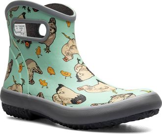 Bogs Patch Waterproof Rain Boot in Aqua Multi at Nordstrom, Size 12