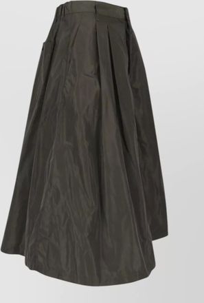 Aspesi pleated knee-length skirt