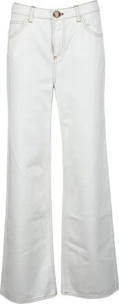 L'autre Chose Brown Cotton Women Jeans