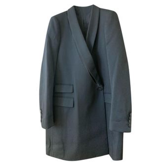 Stella McCartney Black Wool Evening Coat Size L