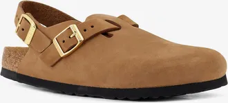 Birkenstock Womens Suede Sandals Tokio Hex Brown Suede-Leather Suede/leather