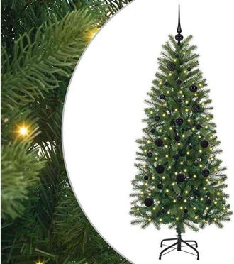 vidaXL &Aacute;rbol De Navidad Artificial Con 150 Led Verde 150 Cm Pe Y Pvc Vidaxl