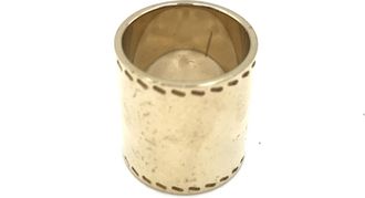 Herm&egrave;s Gold Tone Scarf Ring Womens Accessory (Pre-Owned)