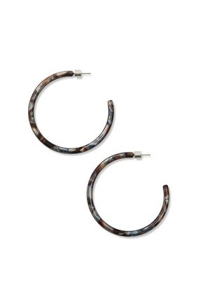 Machete Jewelry Large Hoops in Blue Horn at Nordstrom