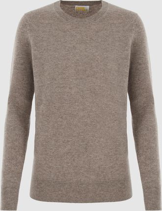 From Future Pull Col Rond Taupe Chine