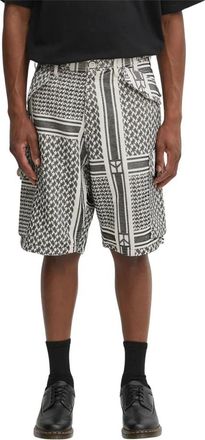 Neighborhood JQ Shemagh Cargo Shorts - Heren - Korte Broeken - Grijs - M - Katoen - Korte Broeken