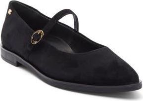 Paul Green Carla Mary Jane Flat in Black Suede at Nordstrom Rack, Size 10Us / 7.5Uk