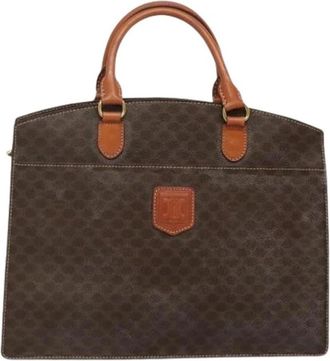 Celine Pre-owned Canvas Handtas - Dames - Vintage Handtas - Bruin - ONE Size - Vintage