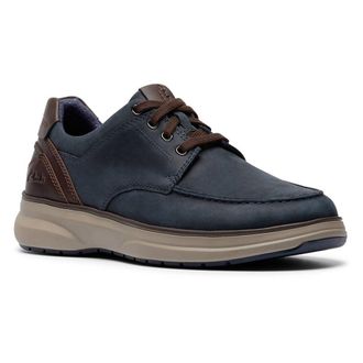 Clarks Premium Mens Mullan Moc, Navy Leather, 10 UK