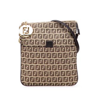 Fendi Schoudertas met Logo Patroon