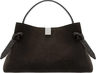 Yuzefi Gyoza Bag - Dames - Tassen - Bruin - Maat: ONE Size Zijde