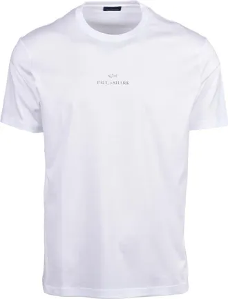 Paul & Shark White Gold Minimalist T-Shirt