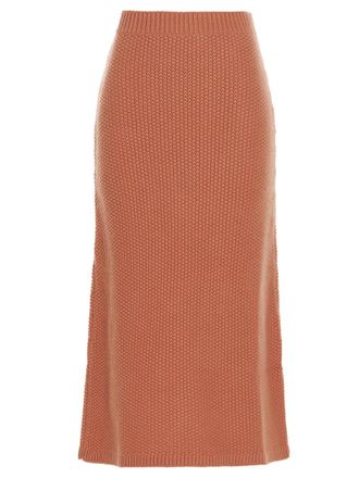 Chlo&eacute; Womens Knit Long Skirt