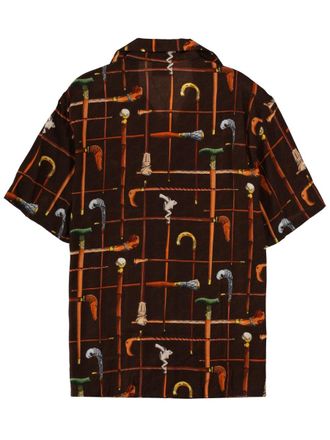 Dr&ocirc;le de Monsieur Viscose All-Over Print Shirt - Multicolor