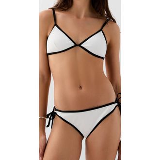 Scalpers Pipping Bikini in White at Nordstrom, Size Large Eu