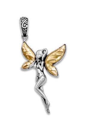 Samuel B. Sterling Silver & 18K Gold Fairie Pendant in Silver And Gold at Nordstrom Rack