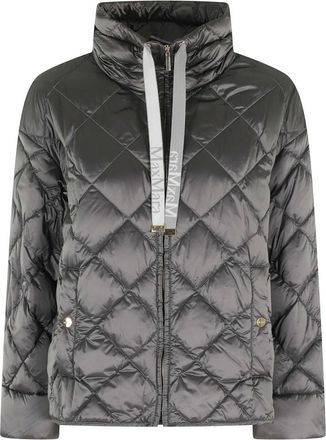 Max Mara Winter Jackets, female, Gray, Size: 2XS Pisoft Jacket