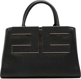 Elisabetta Franchi Tassen, Dames, Zwart, ONE Size, Tote Bag