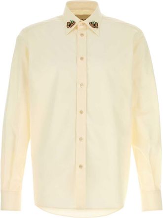 Valentino Garavani Cream Poplin Shirt