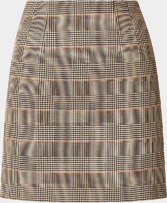 Veronica Beard Roman Plaid Mini Skirt