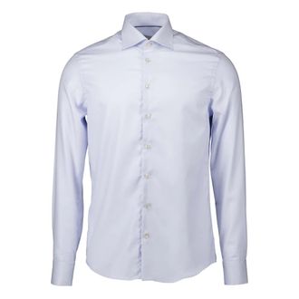 John Miller Blauwe overhemden met lange mouwen - Heren - Casual Overhemden - Blauw - XS - Overhemden