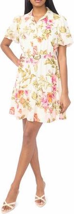 CeCe by Cynthia Steffe Belted Shirtdress in New Ivory at Nordstrom Rack, Size X-Large