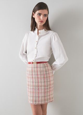 L.k. Bennett Womens Mabel Skirts, Multi - Multicolour - Size 12 UK