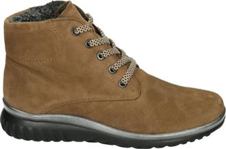 Semler Sportieve Midden Cognac Su&egrave;de Schoenen - Dames - Veterlaarzen - Bruin - 40 EU - Su&egrave;de - Schoenen