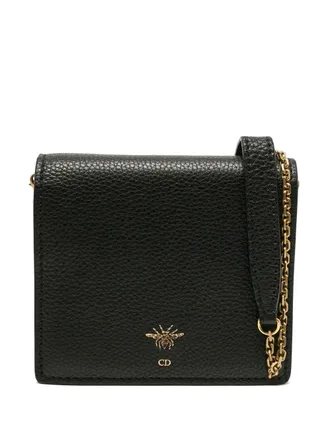 Dior 2017 D-Bee leather mini bag - women - Calf Leather - One Size - Black