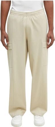 PANGAIA Cargo Trainingsbroeken - Heren - Sweatpants - Beige - L - Katoen - Broeken