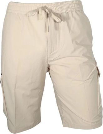 HUGO BOSS Urbanex Cargo - Heren - Korte Broeken - Beige - 2XL - Polyester - Korte Broeken