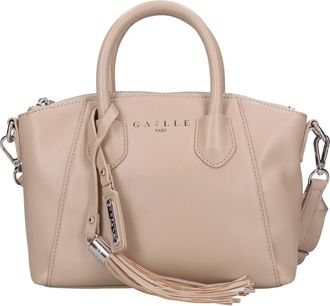 Ga&euml;lle Paris Gaelle - Dames - Handtassen - Beige - ONE Size - Leer - Tassen