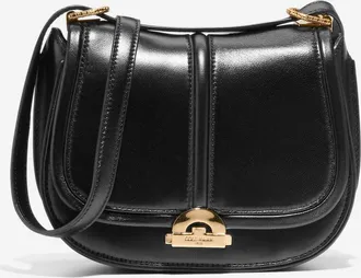 Cole Haan Womens Celenea Saddle Bag - Black