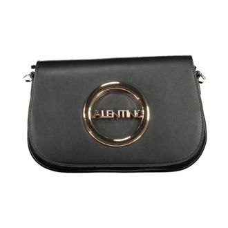 Valentino Cross Body Bags, female, Black, Size: ONE SIZE Circle Logo Crossbody