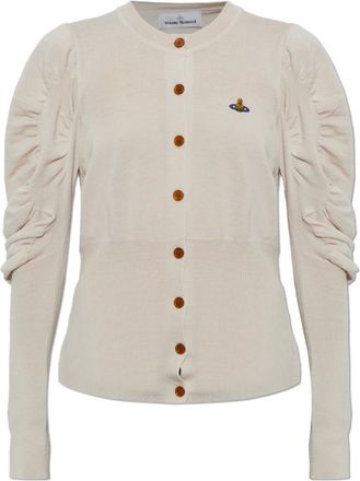 Vivienne Westwood Truien & Vesten, Dames, Roze, S, Wol, Eli Wol Cardigan