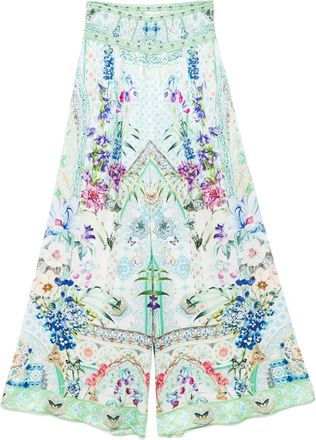 Camilla Pantaloni con vita elasticizzata - Bianco