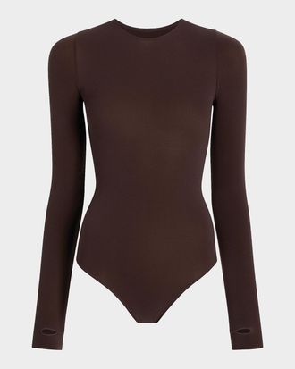 Commando Ballet Long-Sleeve Crewneck Bodysuit