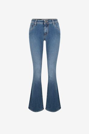 Jacob Cohen Jeans mit ausgestelltem Bein aus Baumwolle Flair