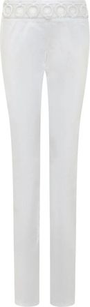 Dsquared2 Sharpei Classic Pants - Dames - Slim Fit Broeken - Wit - XS - Katoen - Broeken