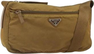 Prada Pre-owned Cross Body Bags, female, Beige, Size: ONE SIZE Pre-owned Vintage Cross Body Bag