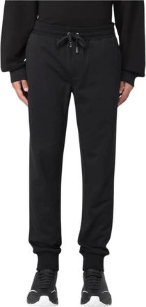 Dolce & Gabbana Heren, Broeken, Zwart, Maat: XL Katoen