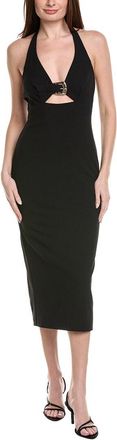 Adrianna Papell Solid Sleeveless Midi Dress