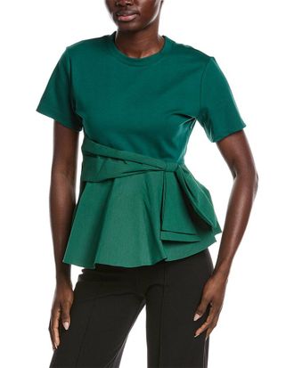 Gracia Crewneck Oversized Bow Top