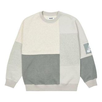 Palace Colour Block Crew Grey P22CS113